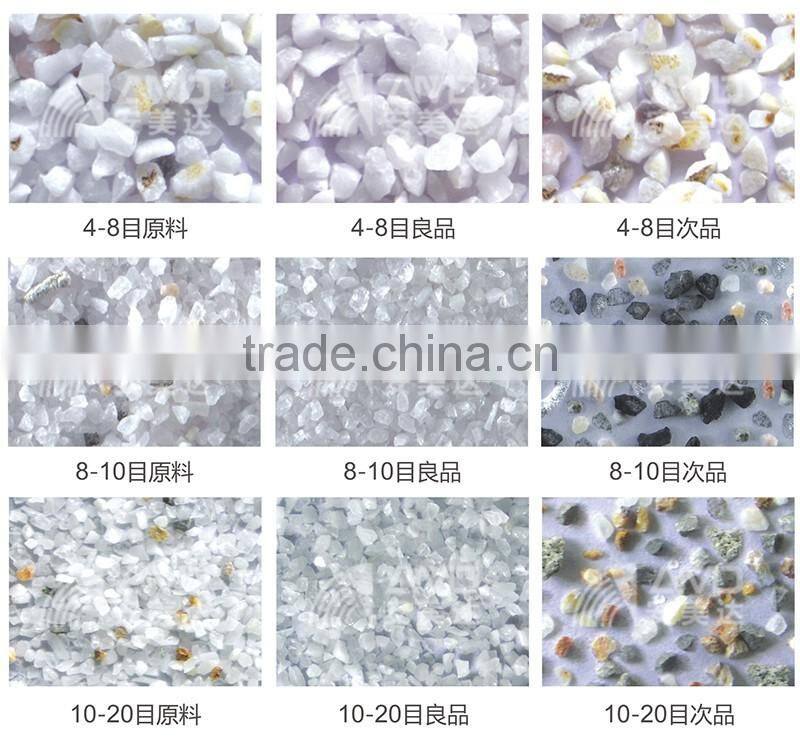 the newest belt color sorter for quartz sand