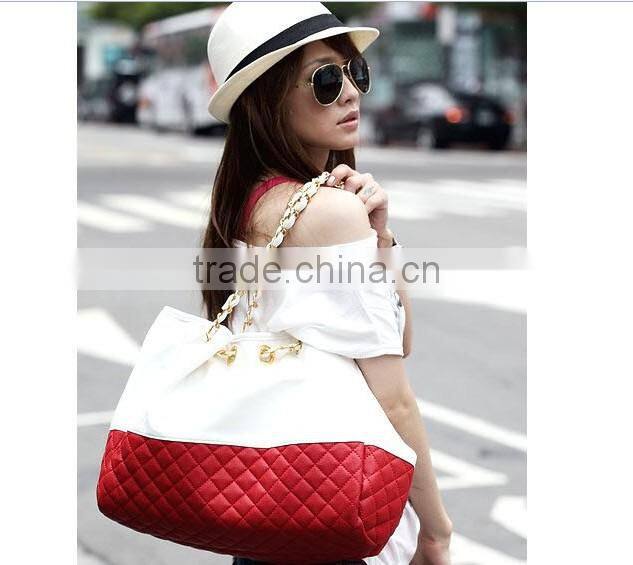 Best Selling Cheap Women Handbag Plaid Ladies Shoulder Bag Guang zhou