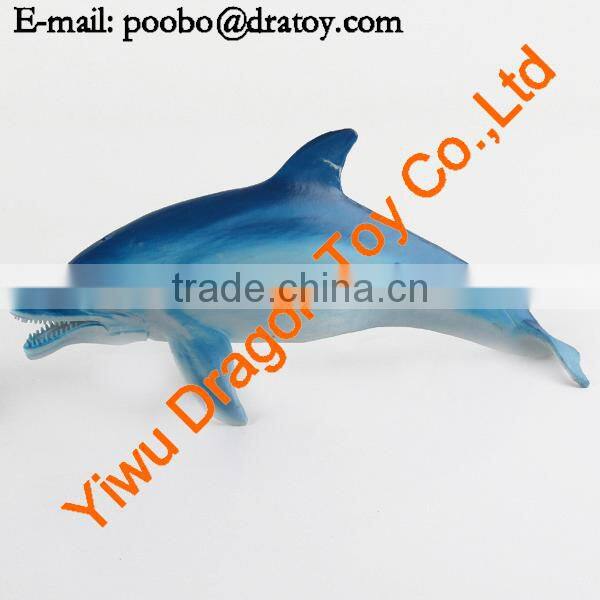 Aquarium blue dolphin toy