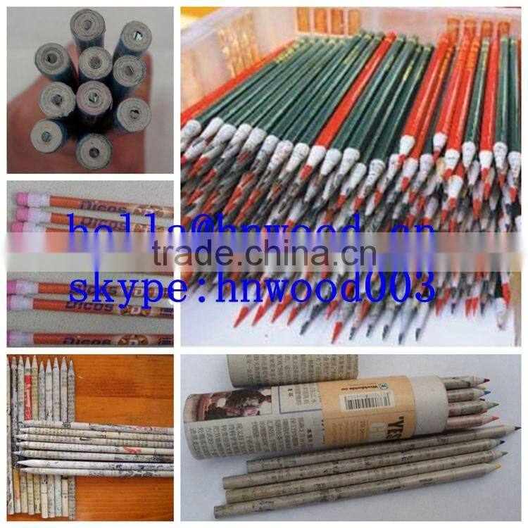 best performance waste paper pencil making machine,newspaper pencil making machine