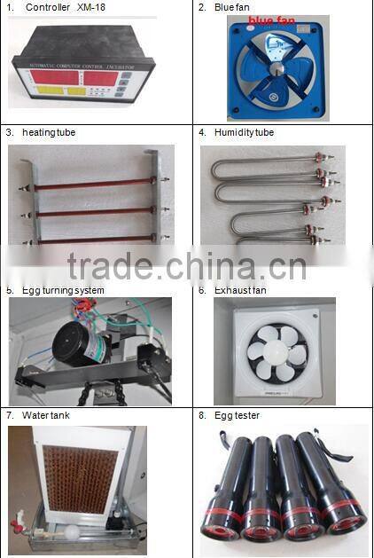 XSB-1 2112PCS Digital automatic chicken egg incubator