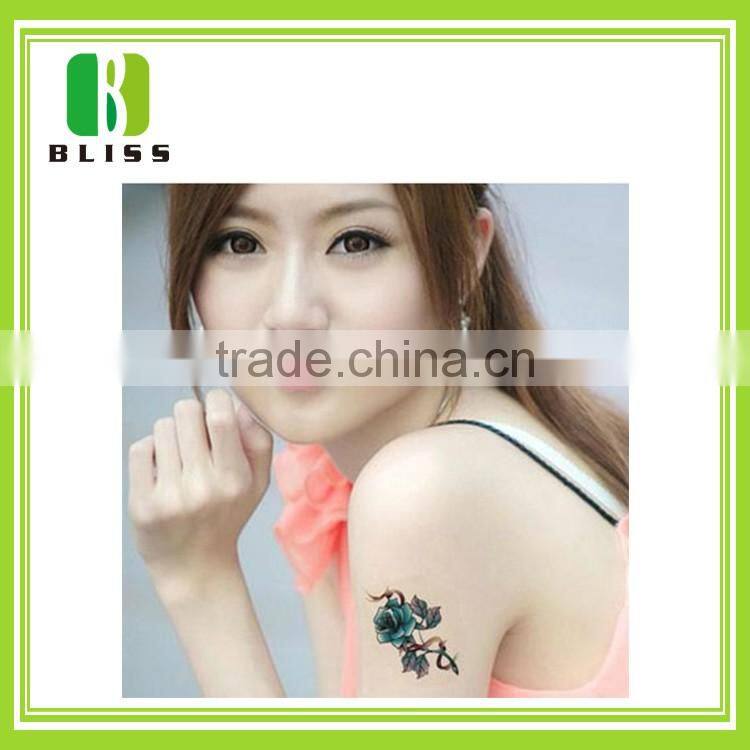 New Fashionable Metallic Gold And Silver 3D Temporary Tattoo Sticker Popular Chest Sticker waterproof 3d tattoo