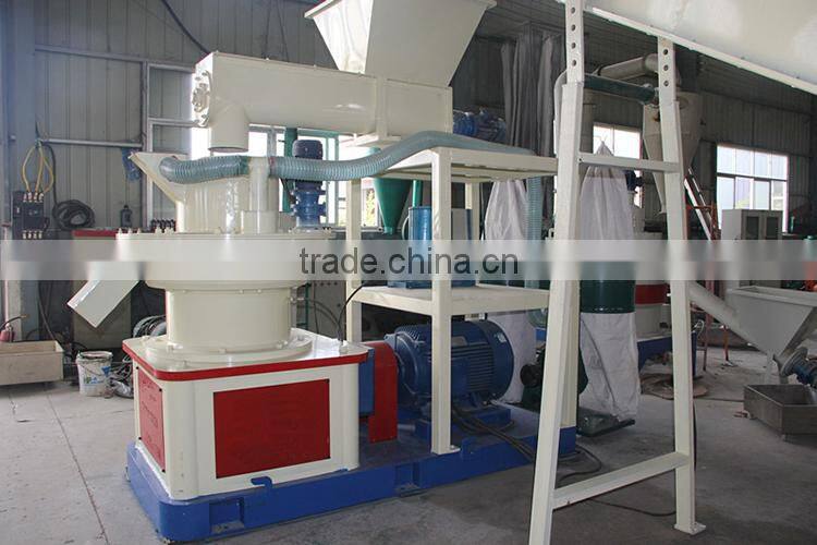 adjustable palm shell granulating wood pellet machine