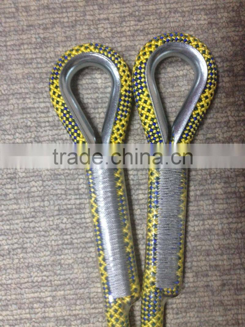 Anpen 30" Nylon rope safety lanyard, Y shaped rescue Lanyard