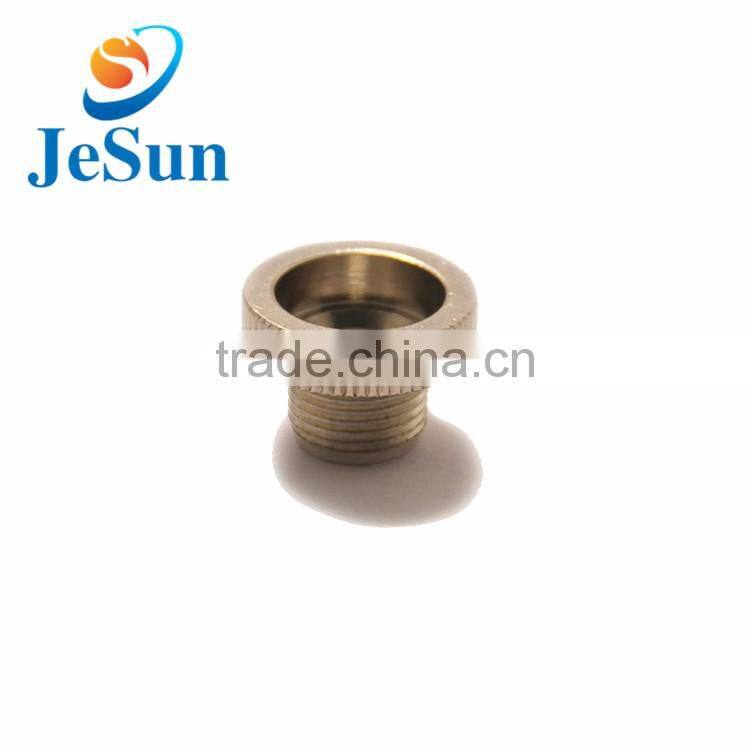 Anodized brass machine screws with hole