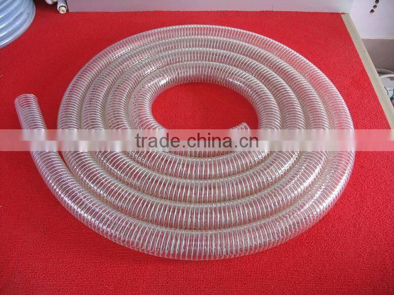 pvc hose factory offering flexible pvc with spiral steel wire inside hoses pipe