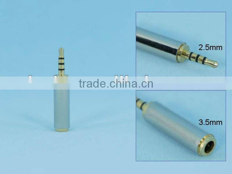 3.5mm Female to 2.5mm Male Stereo Audio Adapter