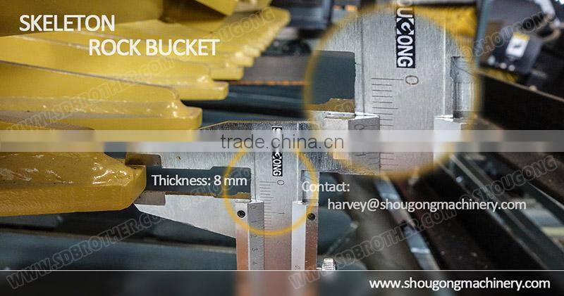 Skeleton Rock Bucket Attachment