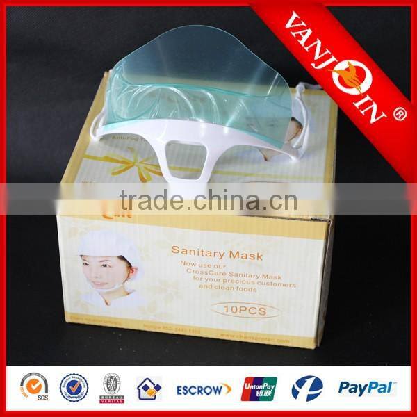 10pcs/box Plastic Industry Antimicrobial Healthcare Hygienic Face Mask