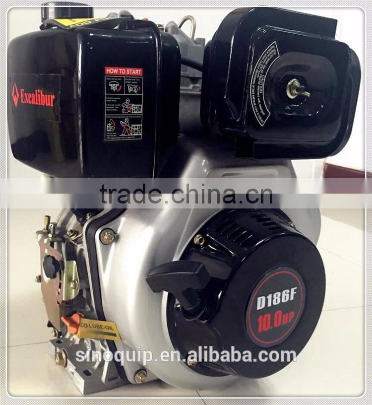 Excalibur China small Air Cooled 186FA Diesel Engine
