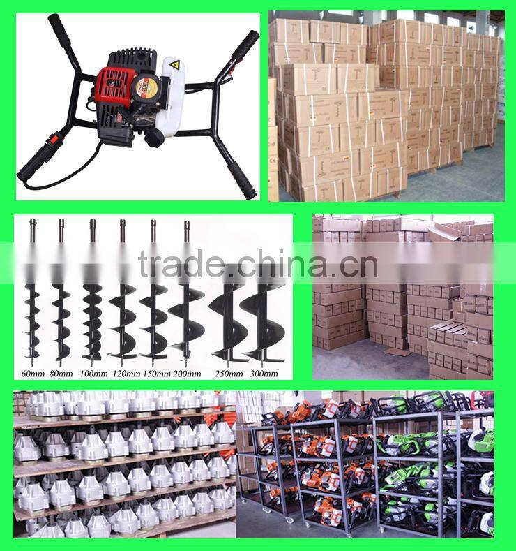 Double people earth auger and ground drill with 200mm and hole digger