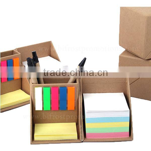 Multi-function Combination Box Brush Pot Sticky Note Dispenser