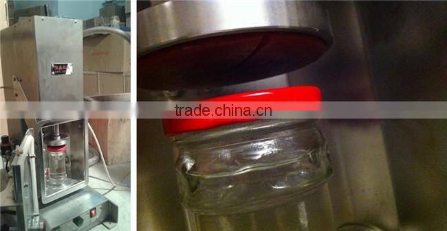 High speed glass jar/tin can vacuum sealer capping machine for sale