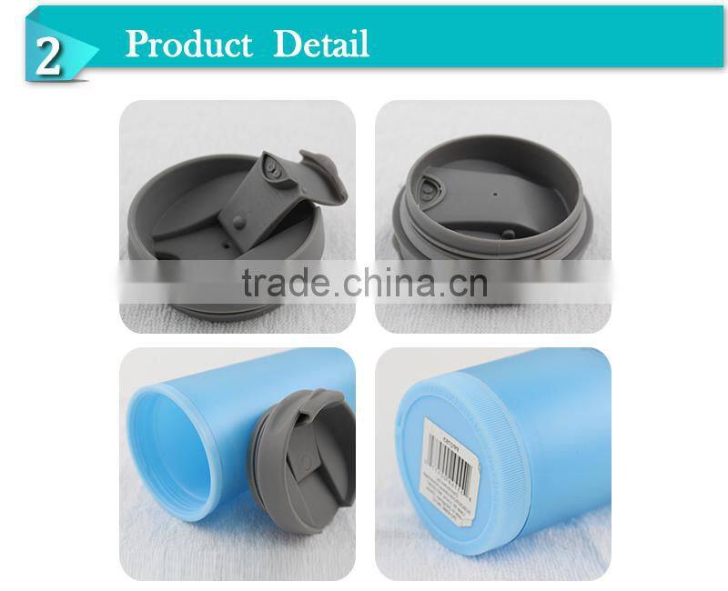 Noble reusable tube double wall plastic cup