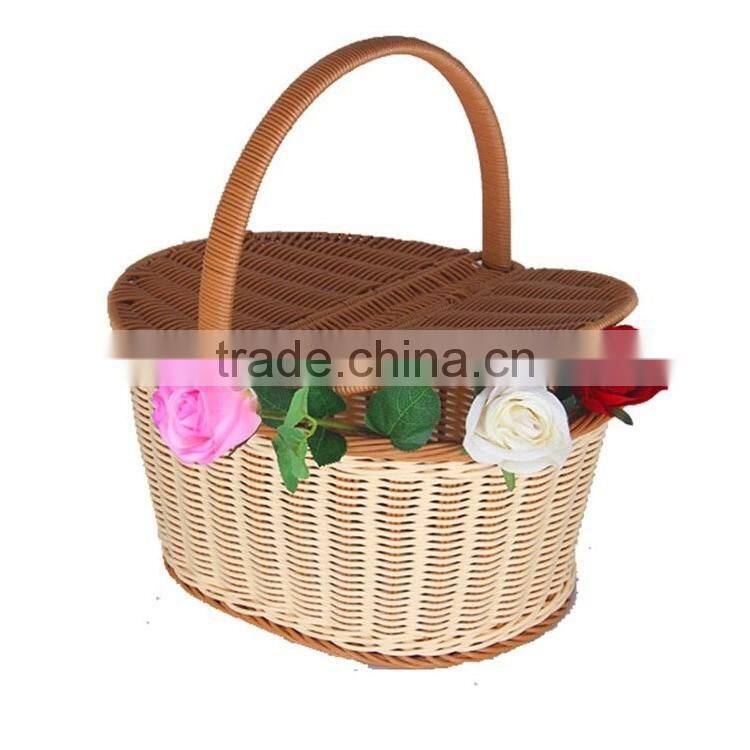 S&D Rattan Type and Picnic Basket Type gift baskets and boxes handle fruit basket