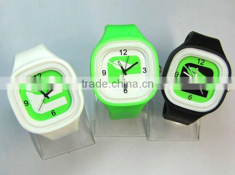 Top Quality Silicone Jelly Watch Japan Movement 3ATM waterproof with Customized logo acceptable CE/ROHS Passed