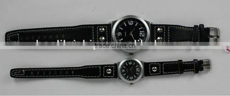 Cheapest special lover's crocodile man-made leather wathces for business gift