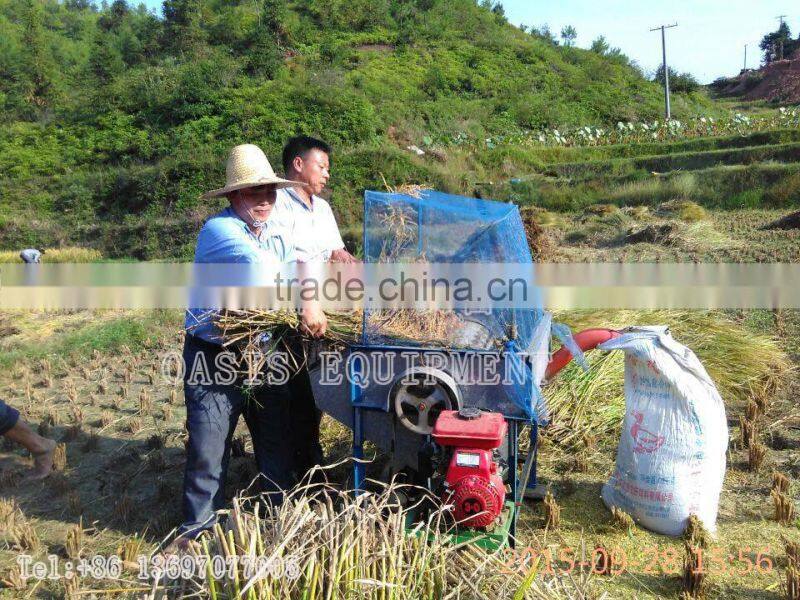 Diesel engine drive rice thresher,rice sheller thresher machine,Direct factory wholesale small threshing machine
