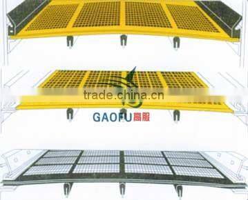 Abrasion resistant polyurethane sieve plate