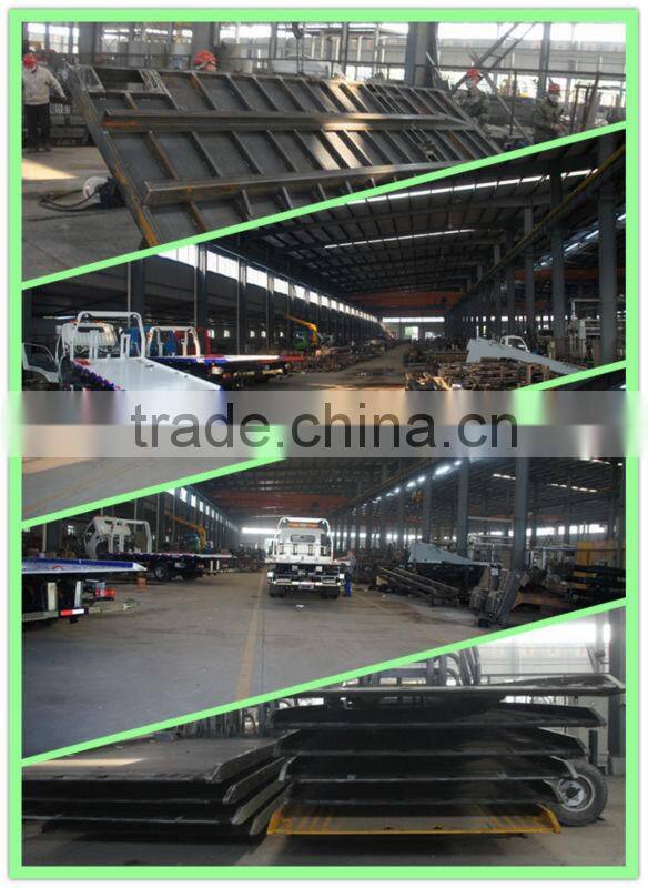 small dongfeng 4x2 5 ton slid flatbed recovery truck