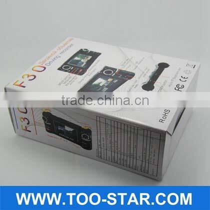 True Dual 720P Double lens Driving recorder H.264 HD Car DVR Camcorder F20 1280*720 G-Sensor Camera