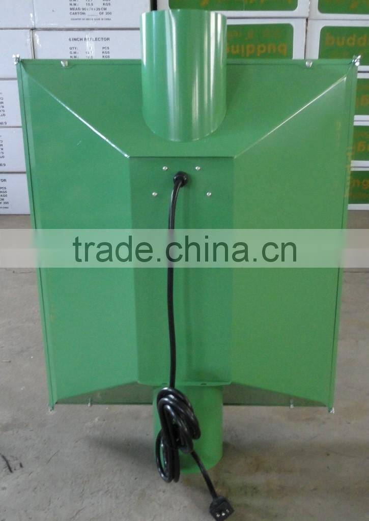 customized 6" Air Cooled Reflector with Hinged Glass