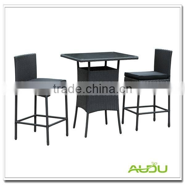 Audu Wicker High Back Dining Chair/High Back Bar Dining Chair