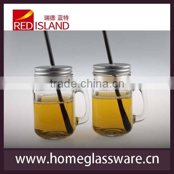 450ml 480ml 600ml700ml Clear glass mason jars/wholesale 16oz glass mason jars with straw lid