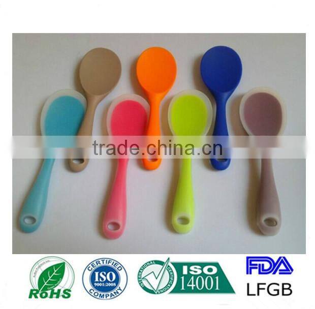Vintage silicone customized utensils/silicon pizza scoop/silicone spoon for sale