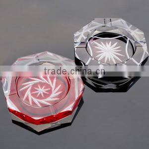 antique octagonal crystal ashtray wholesale