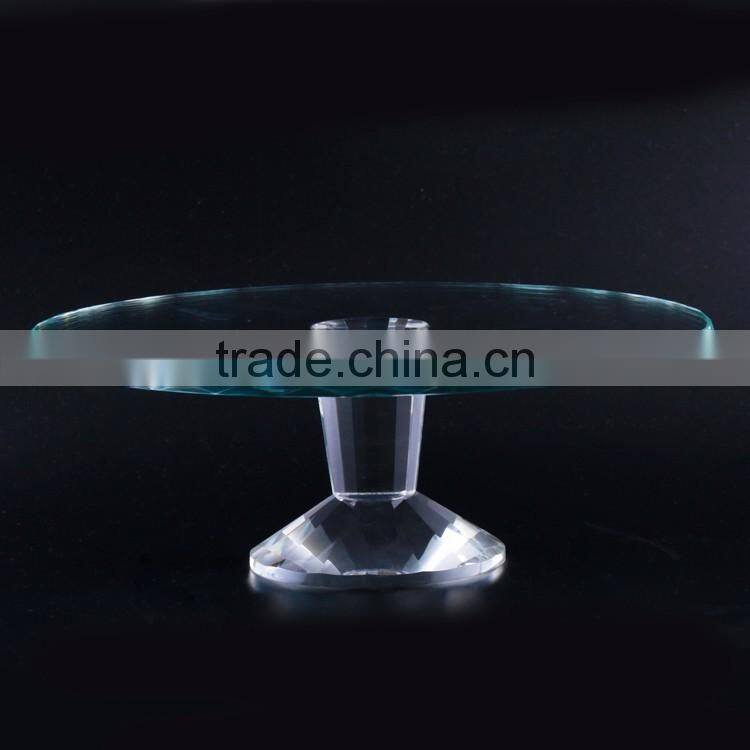 Best seller super quality wholesale wedding crystal cake stand