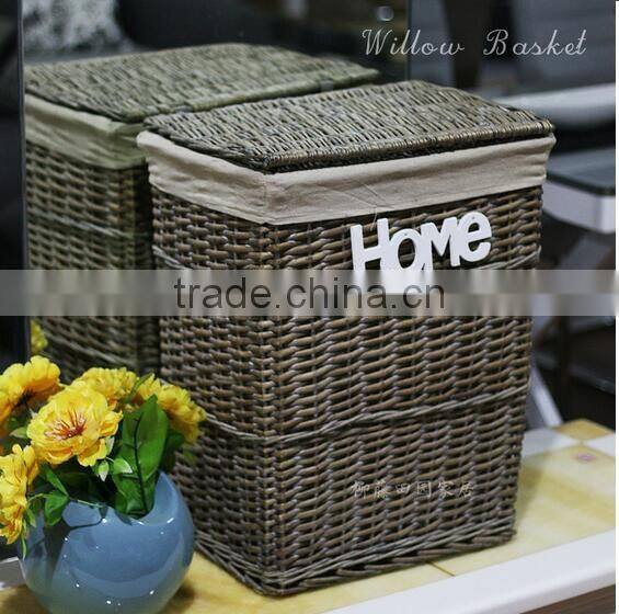 2017 cheap promotion foldable factory price Wicker storage bin bag