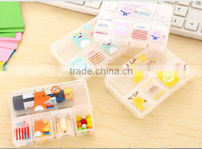 Q1097 Creative home fashion plastic pill box