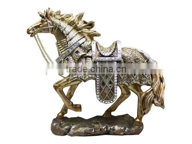 2014 new decorative resin horse sculpture