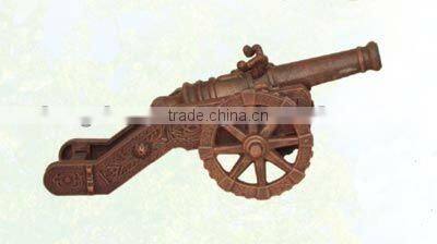 ornamental cast iron cannon