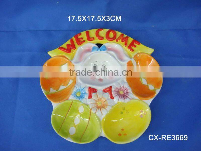 Ceramic easter- dolomite easter rabbit-porcelain easter-Ceramic Rabbit