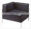 contemporary european design black 3 pieces sofa set