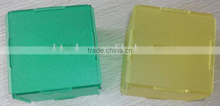 Plastic puzzle game square coin bank