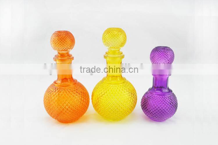 glass wine vodka bottles with cork TY40