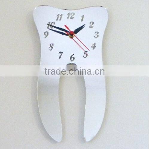 Tooth Clock Mirror