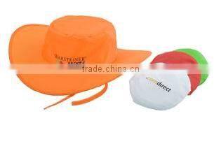 Promtional Foldable cowboy hat/Polyester hat
