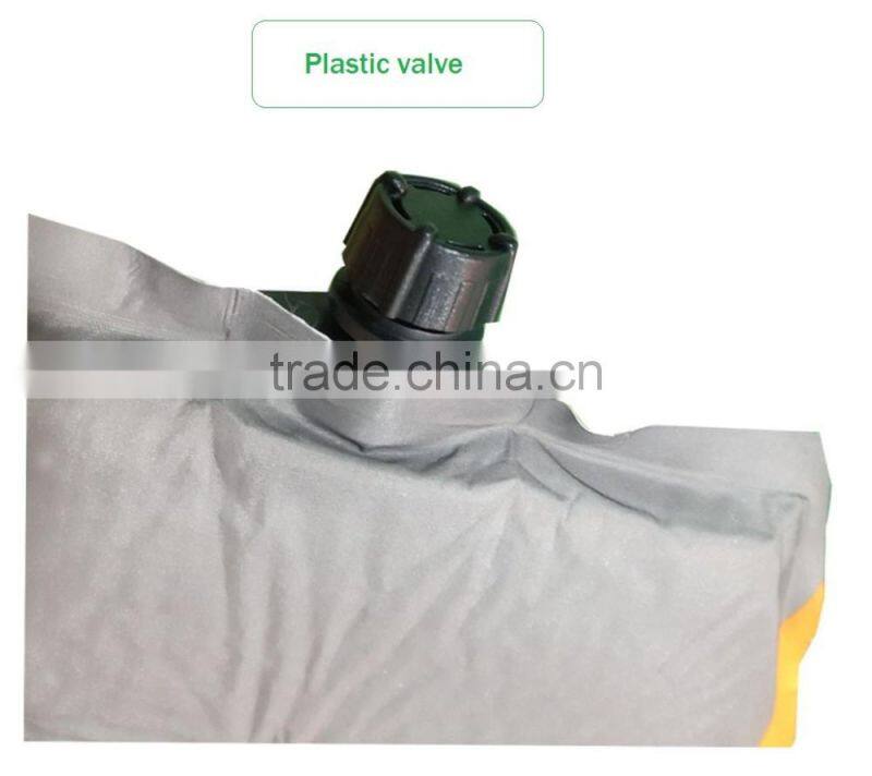 Outdoor air self-inflatable sleeping mat