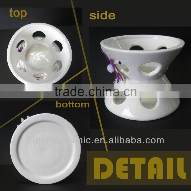 Contemporary ceramic christmas vases