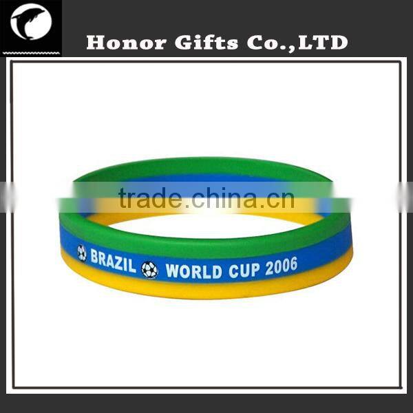 Christmas Promotional Gifts Logo Custom Hot Rubber Wristband