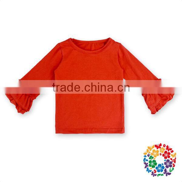 New Arrival 100% Cotton Kids Ruffle Pants Many Colors Ruffle Capri Pants Wholesale Best Prices Ruffle Pants