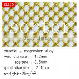 wire mesh curtain metal coil drapery for room divider