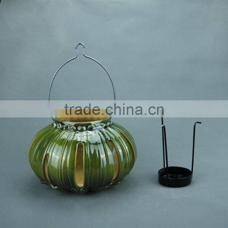 Decorative Ceramic Hanging tealight lantern