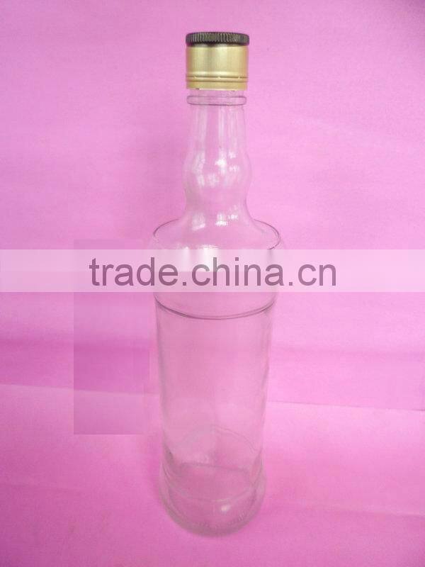 Aluminum Cap Whisky Bottle