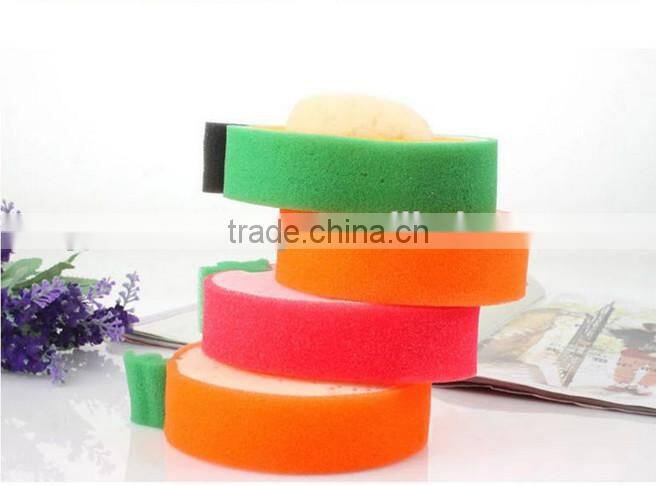 large heart-shaped bath sponge bath ball bath brush