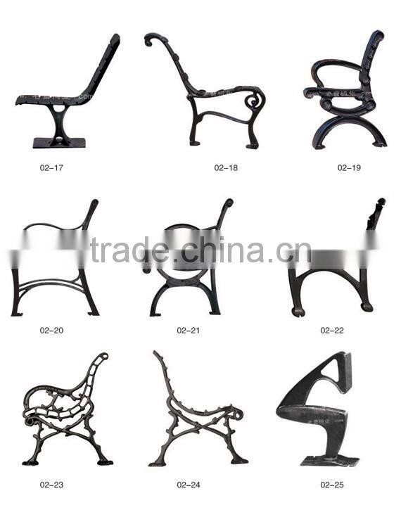 Metal leg garden bench,antique casting iron bench ends,decorative metal bench legs